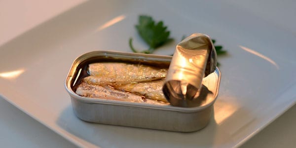 canned fish or meat