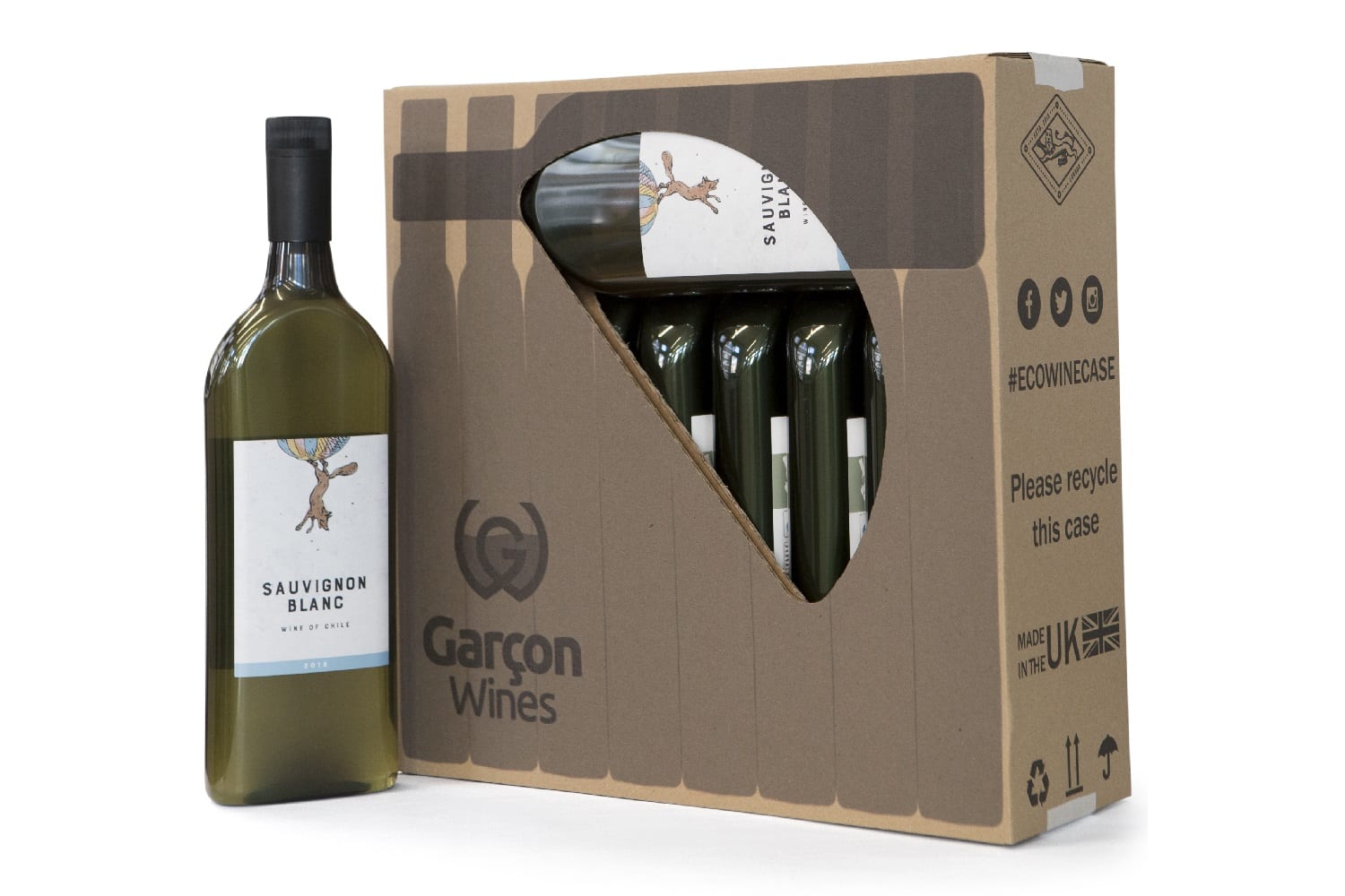 Garçon Wines y sus botellas planas
