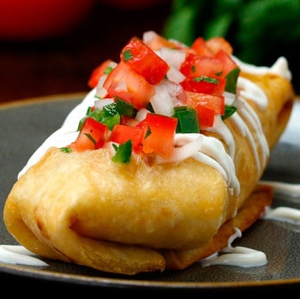 The chimichanga in Mexican cuisine - Gastronomic Information