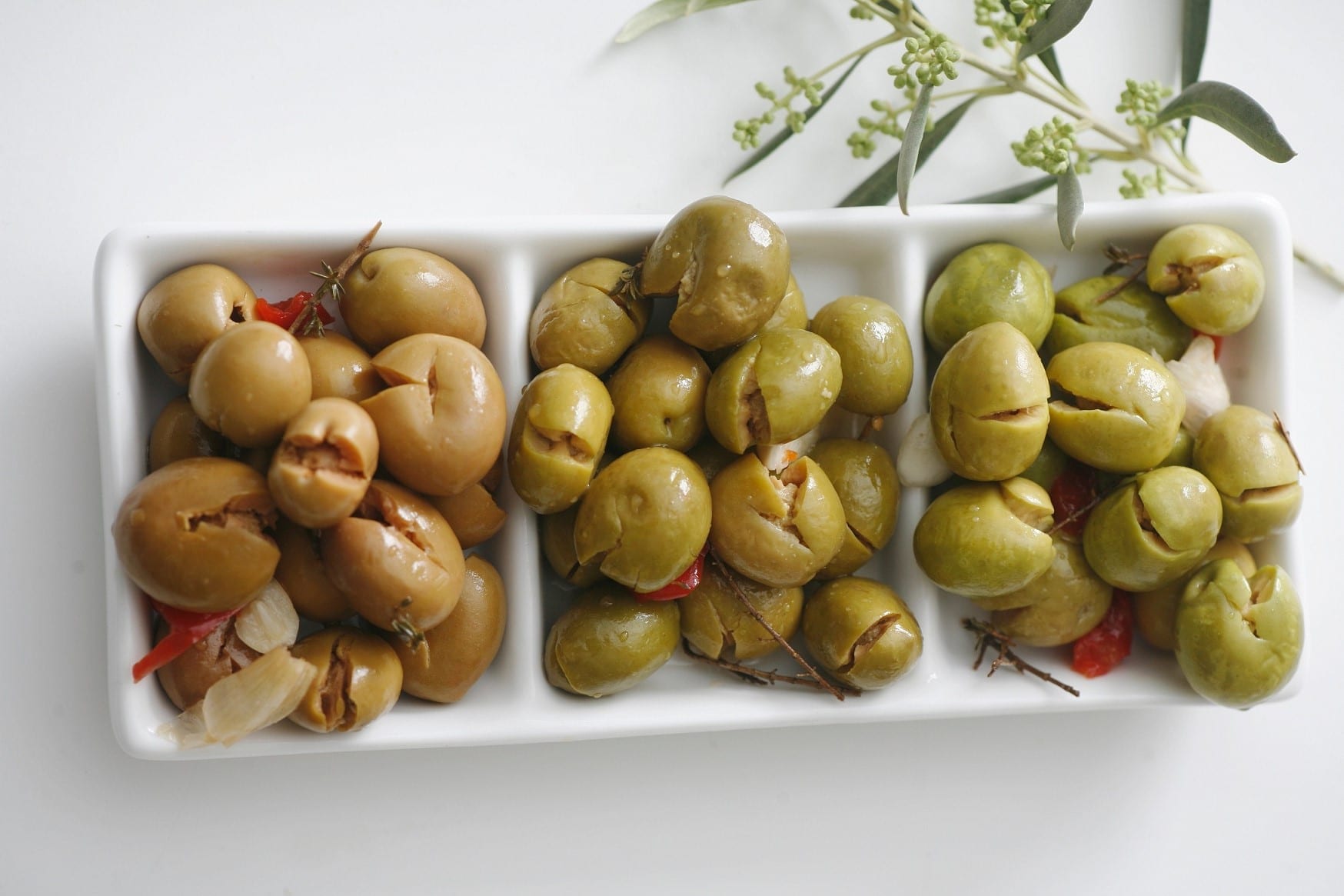 Il caos delle olive da tavola