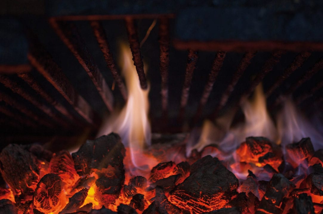 gril à feu de braise