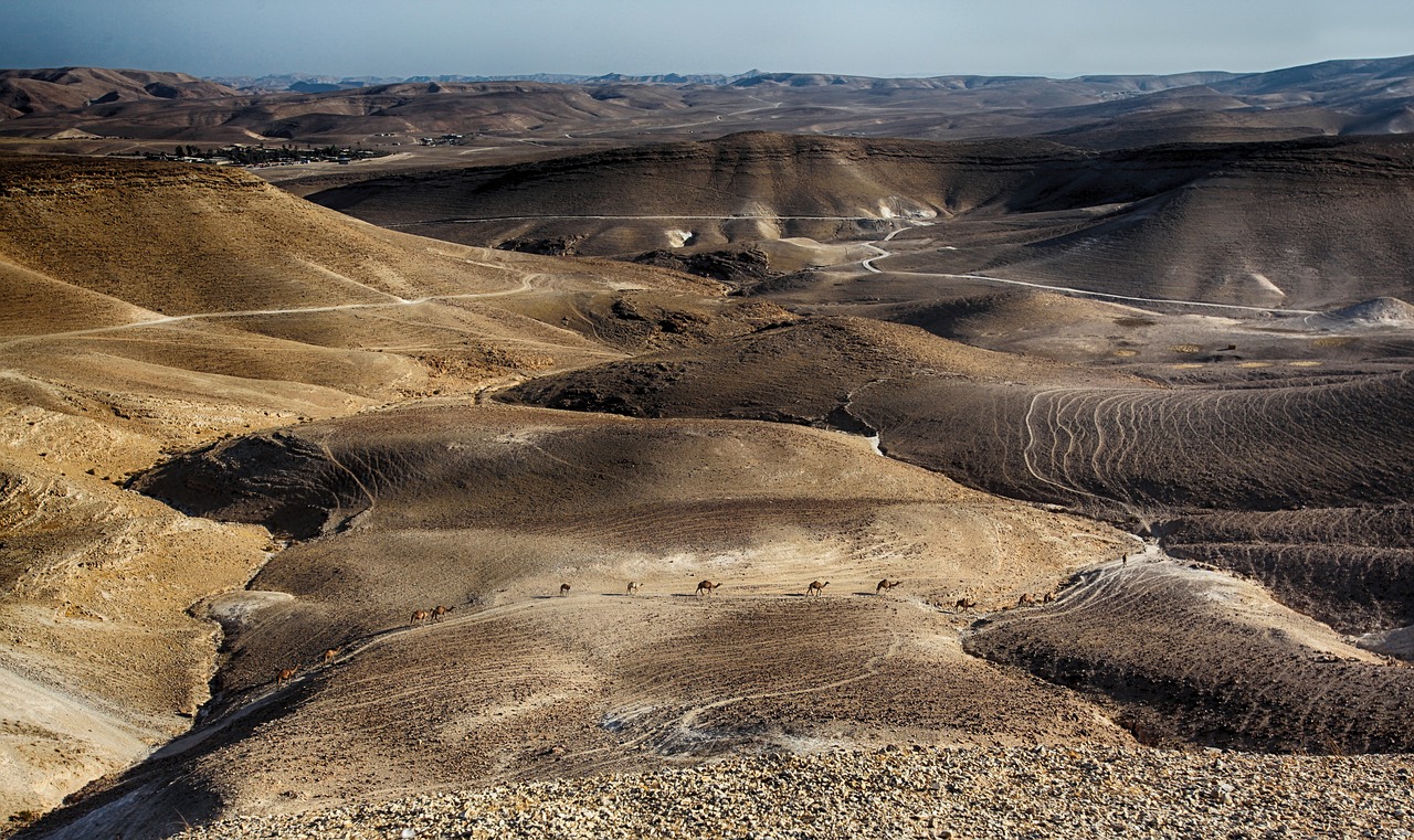 Desierto israelí junto al Mar Muerto