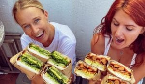 sándwich vegetales