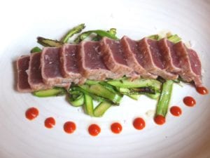 atún rojo plato