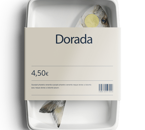 Labeling of a dorada
