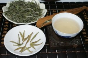 hojas de té