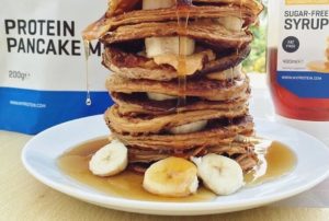 Among the protein desserts, the pancakes stand out