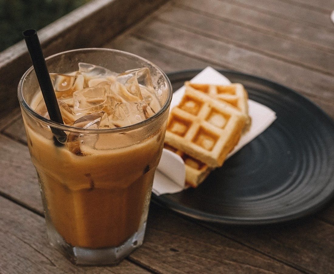 Erfrischungsgetränk aus Kaffeesatz