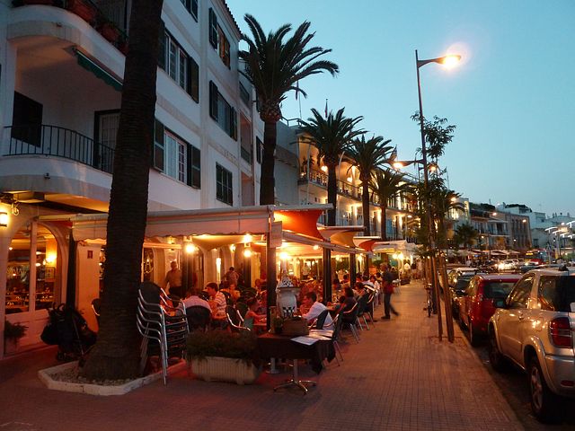 Restaurant auf Menorca für Kochfilme