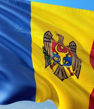 moldawische Flagge