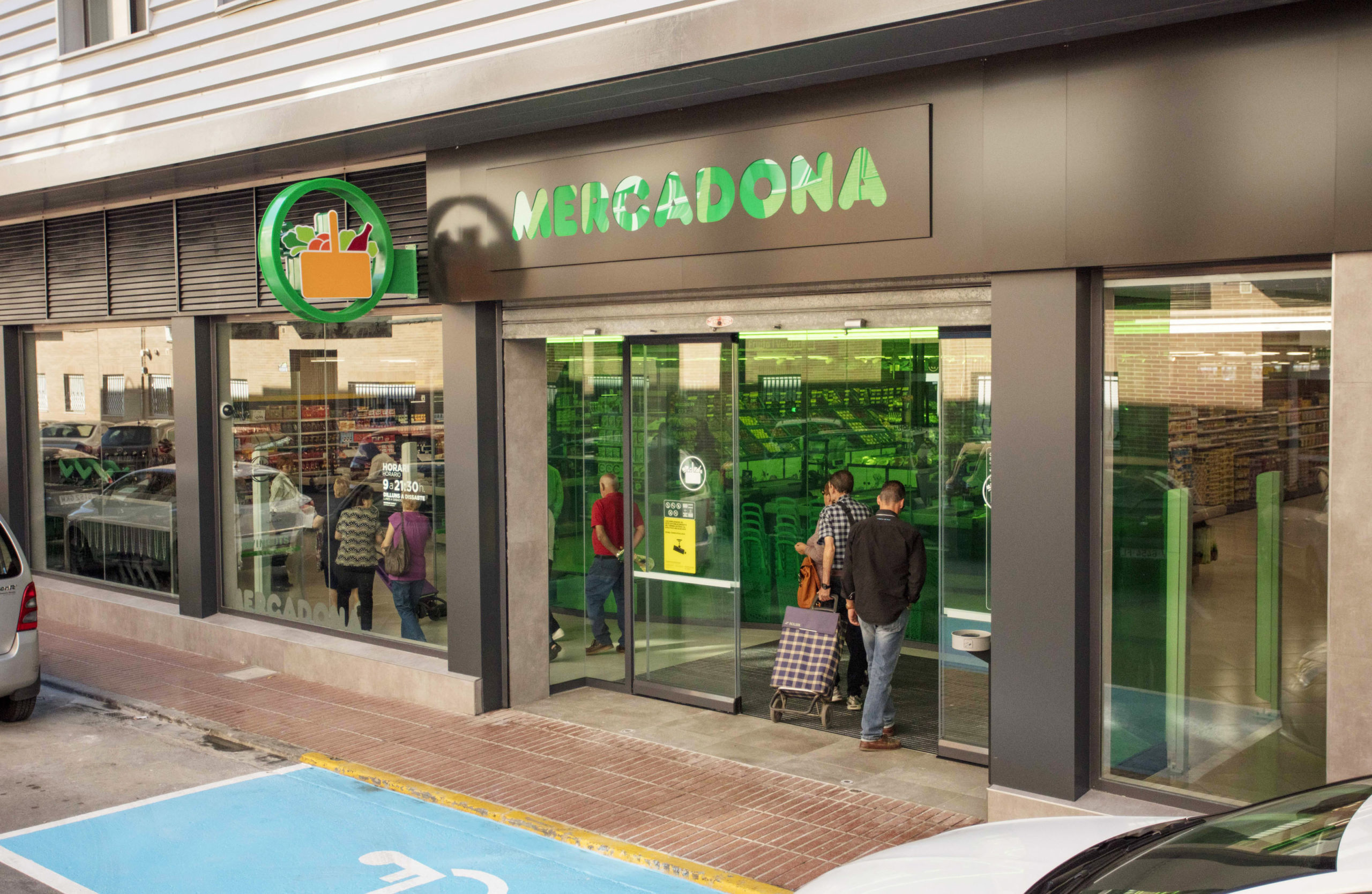 Supermarkt Mercadona, wo die Verpackung der Mercadona Patatas Bravas geändert wurde