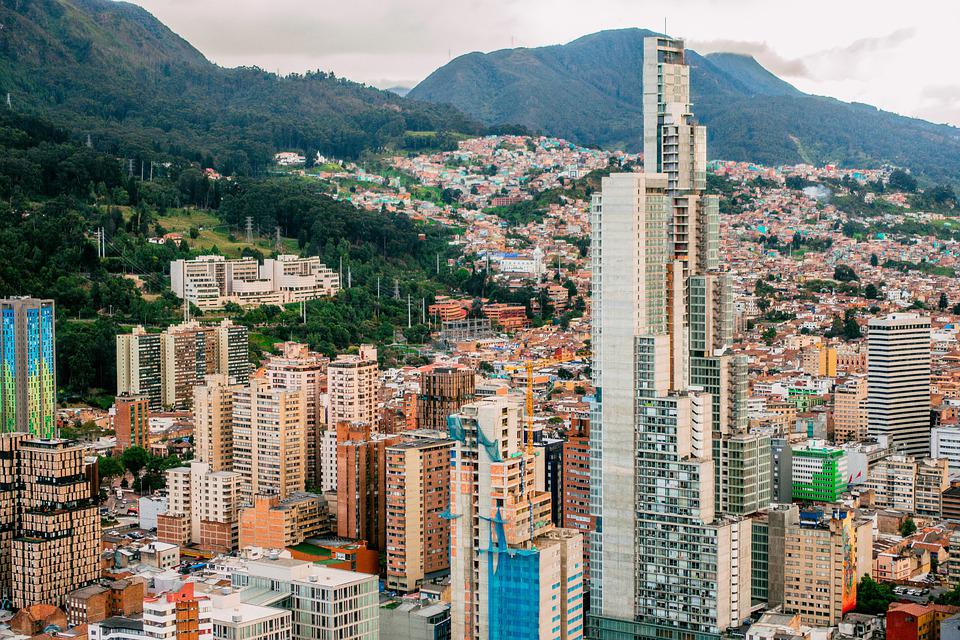 Stadt Bogota, wo sich die Karma Asian Lounge befindet