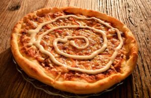 Pizza de kebab saludable en casa