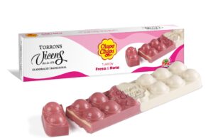 Torrons Vicens sorprende con un turrón de Chupa Chups