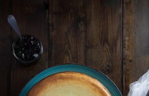Tarta de queso con corazón de Nutella Tarta de queso