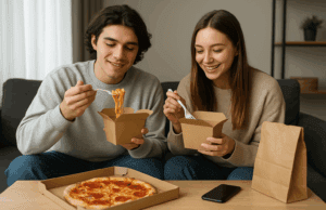 Delivery, felicidad y nuevas rutinas: así comen los jóvenes en España